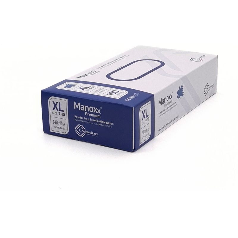 Manoxx® Premium Nitrilhandschuhe | 100 Stück - Dispoxx