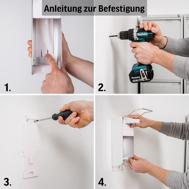 Fianu®️ Desinfektionsspender Wand 1000ml - Dispoxx
