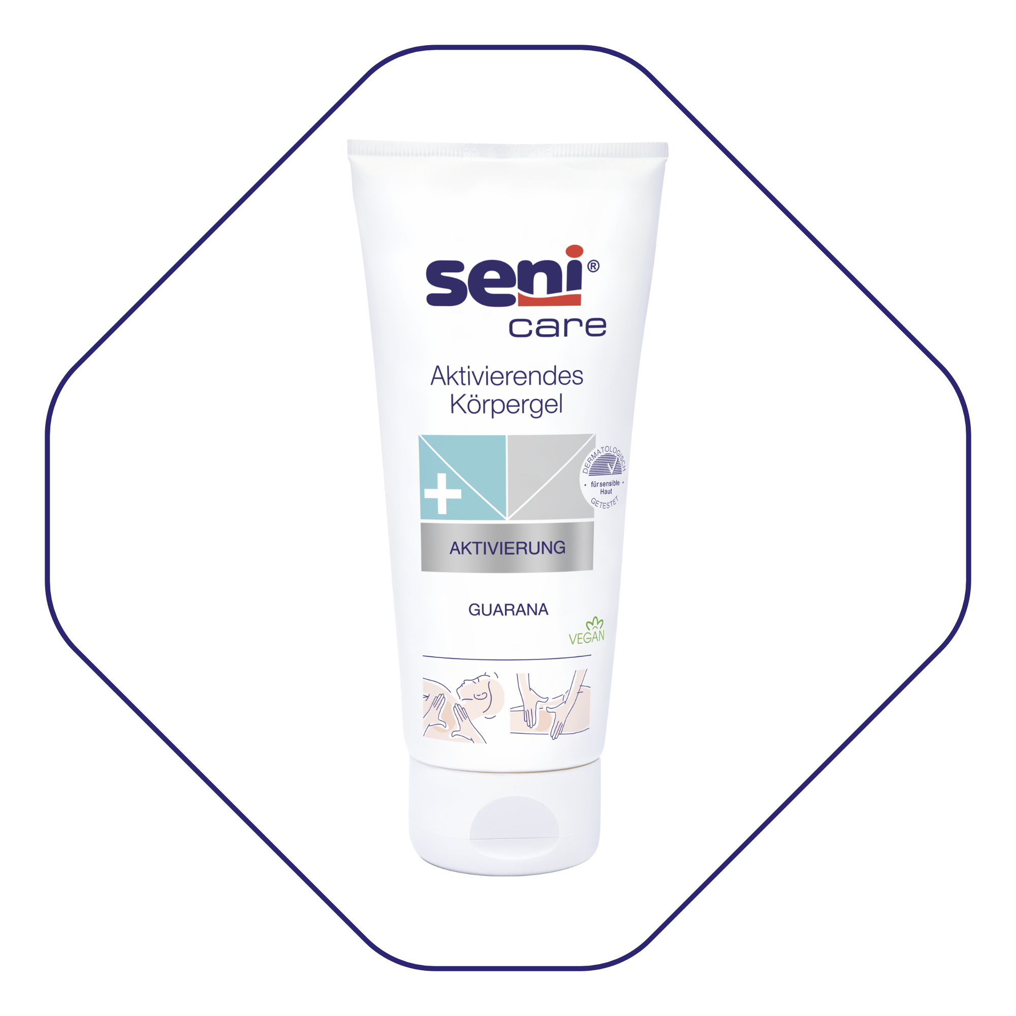 Produktvorschau: Seni Care Aktivierendes Kühlgel 200 ml – ideal für Pflege, Senioren und beanspruchte Beine