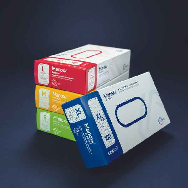 Manoxx® Premium Nitrilhandschuhe | 100 Stück - Dispoxx