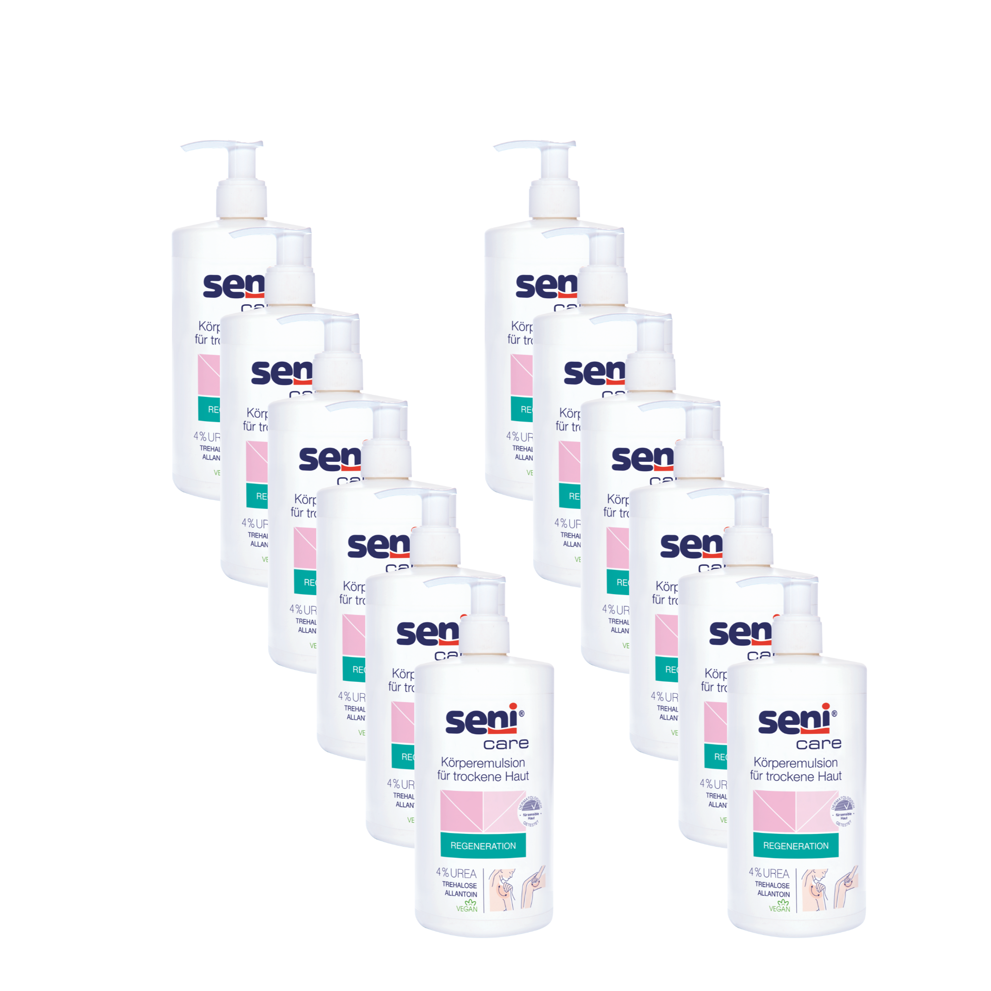 Seni Care Körperemulsion für trockene Haut mit 4% Urea