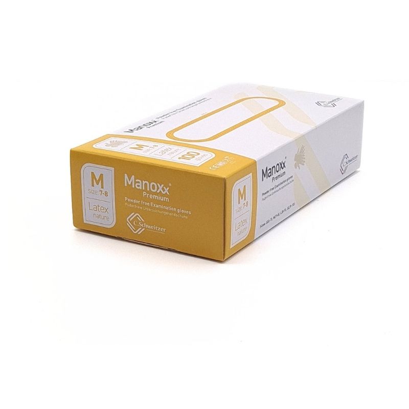 Manoxx® Premium Latexhandschuhe | 100 Stück - Dispoxx