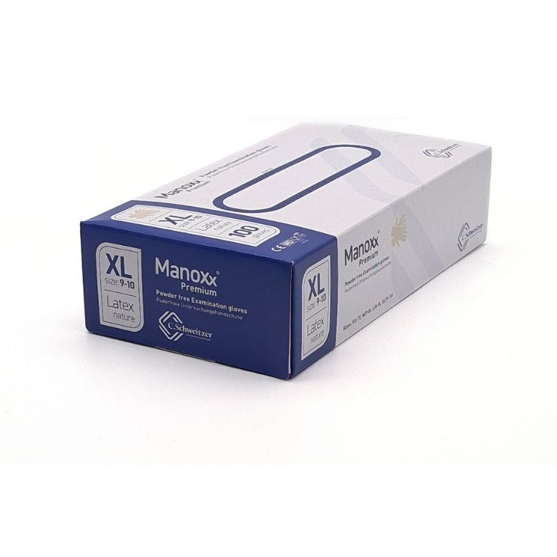 Manoxx® Premium Latexhandschuhe | 100 Stück - Dispoxx